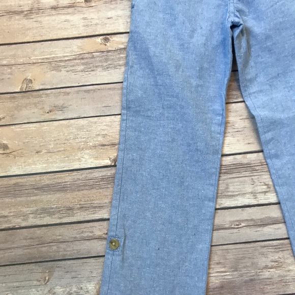 Janie & Jack Light Blue Casual Pants - Picture 2 of 5